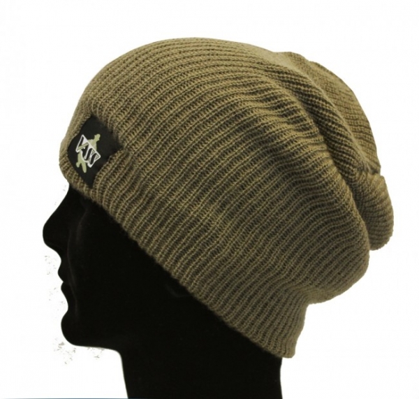 Vass Soft Slouch Fishing Beanie Mütze Khaki/Oliv