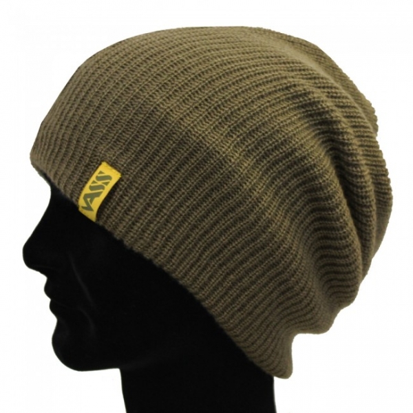 Vass Soft Slouch Fishing Beanie Mütze Khaki/Oliv