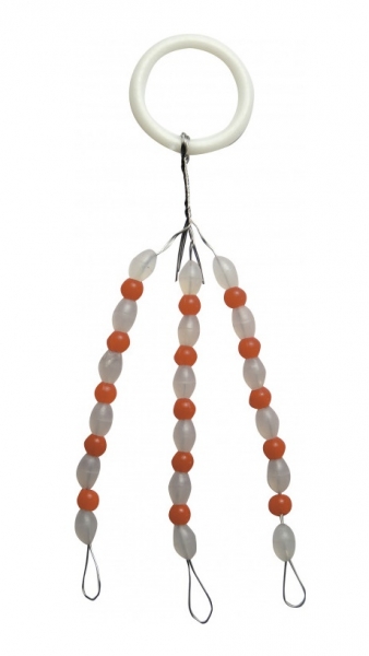 Behr Gummistopper mit Perlen Transparent - M