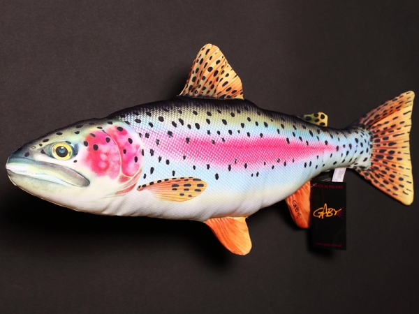 Gaby Stofftier Kuscheltier Regenbogenforelle 62cm