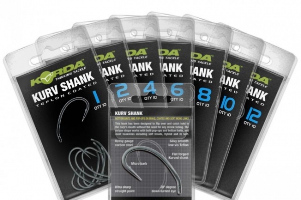 Korda Kurv Shank Hook size 6