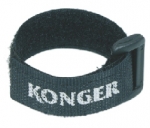 Konger Klettband Schwarz 20cm